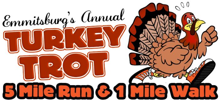 Emmitsburg Annual Turkey Trot 5 mile race and 1 mile walk