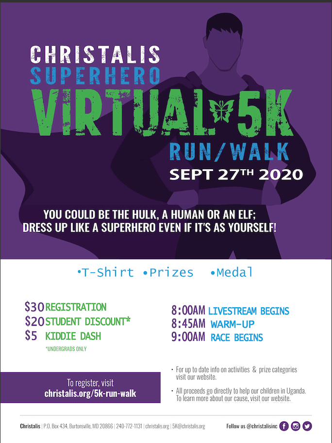 The Christalis Superhero Virtual 5k